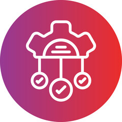 Vector Design Organization Icon Style