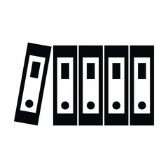 folder icon, file vector, office illustration