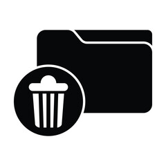 folder icon, file vector, office illustration