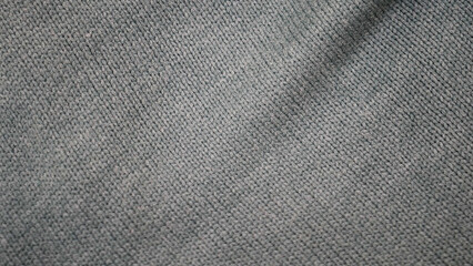 The texture of grey fabric. Background