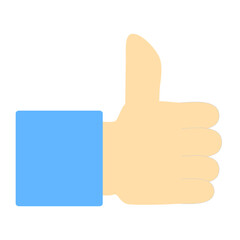 「いいね」のハンドサイン