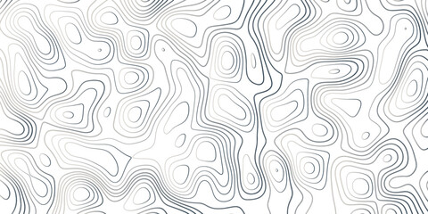 Abstract Topographic map background with wave line. gradient multicolor wave curve lines banner background design. Vector illustration. Line topography map contour background.
