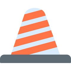 Fototapeta na wymiar Traffic Cone Icon