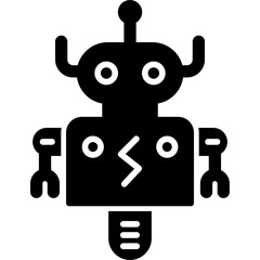 Naklejka premium Robot Icon