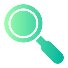 magnifying glass gradient icon