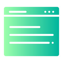 website gradient icon