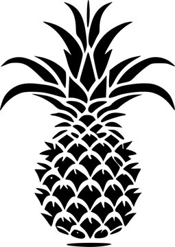 Pineapple - High Quality Vector Logo - Vector illustration ideal for T-shirt graphic