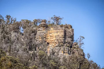 Cercles muraux Trois sœurs By the Three Sisters, Echo Point, Katoomba, Blue Mountains, News South Wales, Australia