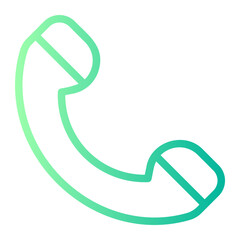 phone call gradient icon