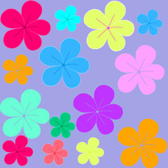 Flores Color pastel