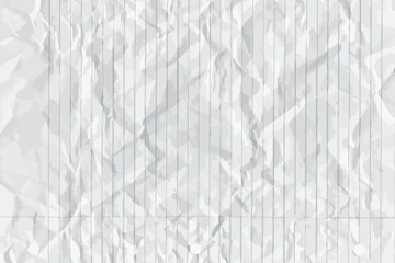 3D Crumpled Paper Background Design.