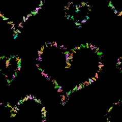 abstract background seamless pattern fabric design print wrapping paper digital illustration texture wallpaper 