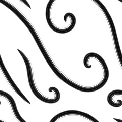 yin yang symbol seamless abstract pattern background fabric design print wrapping paper digital illustration texture wallpaper 