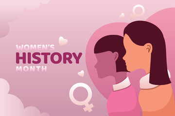 Women's History Month Design For International Moment
