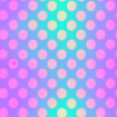Abstract seamless background with dots, pattern with a pastel color palette, generative ai