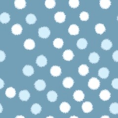 Abstract seamless background with dots, pattern with a pastel color palette, generative ai
