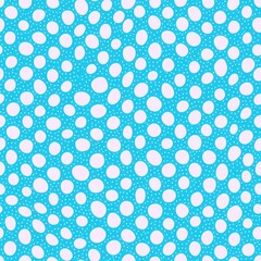Abstract seamless background with dots, pattern with a pastel color palette, generative ai