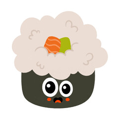 Kawaii sushi rolls sashimi	