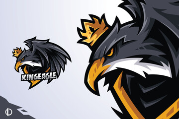 Eagle - Mascot & Esport logo template, All elements in this template are editable