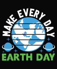 Earth Day T-Shirt Design.