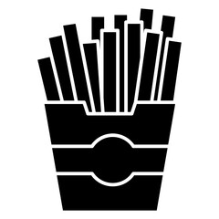 french fries in a box