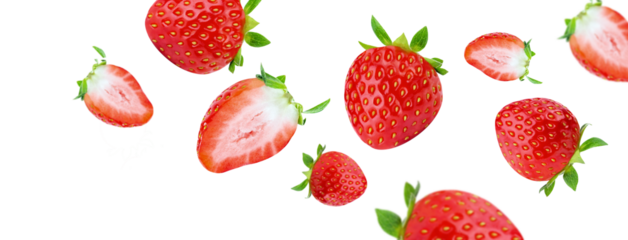 strawberry isolated on white.
strawberry png.healthy food red strawberry.juicy straw group.banner size