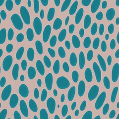 Abstract seamless background with dots, pattern with a pastel color palette, generative ai