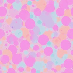 Fototapeta na wymiar Abstract seamless background with dots, pattern with a pastel color palette, generative ai
