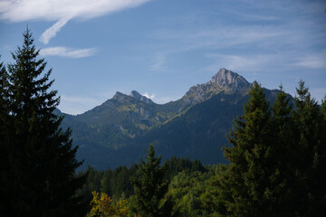 clouds over the mountains