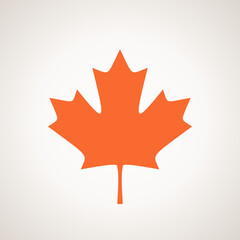 Maple leaf from the flag of Canada