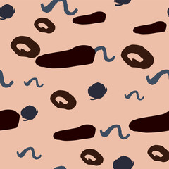 Graphic Organic Seamless Pattern