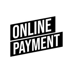 Fototapeta premium Online payment digital icon label button design vector