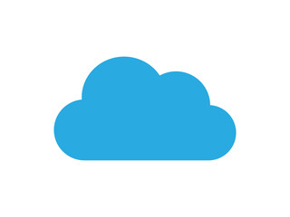 Cloud computing logo design vector
