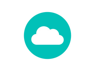 Cloud computing logo design vector
