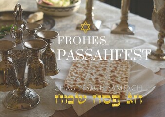 jüdisches Passahfest - obrazy, fototapety, plakaty