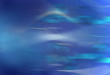  Abstract background in aqua - dark blue colors with light gradients and blurred lines of different shapes