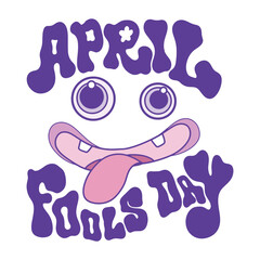 Flat design april fools day