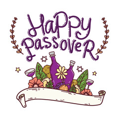 Happy Passover Day Vector
