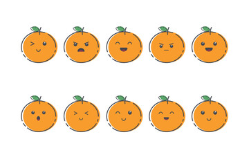 Cute Kawaii Icon Illustration