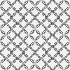 Abstract geometric seamless pattern with circles different sizes.