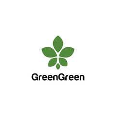 Greem Green Logo Symbols Natrual Templates