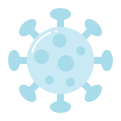 Obraz premium Viral coronavirus vector design in trendy style, infectious disease