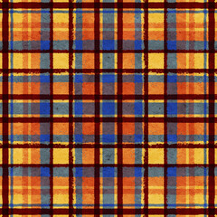 Tartan fabric texture