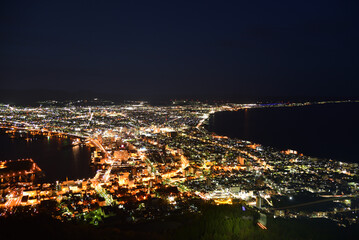 Naklejka premium Scenic view of Hakodate, Hokkaido