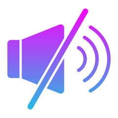 Muted Glyph Gradient Icon