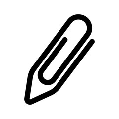 attachment icon, attachment vector logo illustration for graphic and web design
