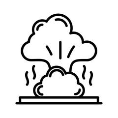 nuclear explosion icon