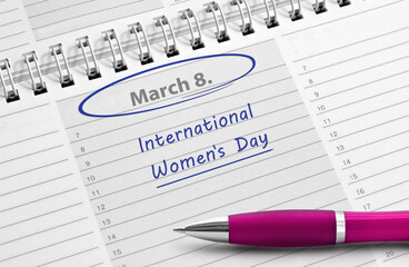 International Women`s Day, March 8.