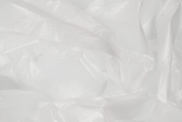 Plastic wihite background. Top view.