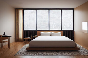 Luxury Interior - Bedroom Suite - Generative AI